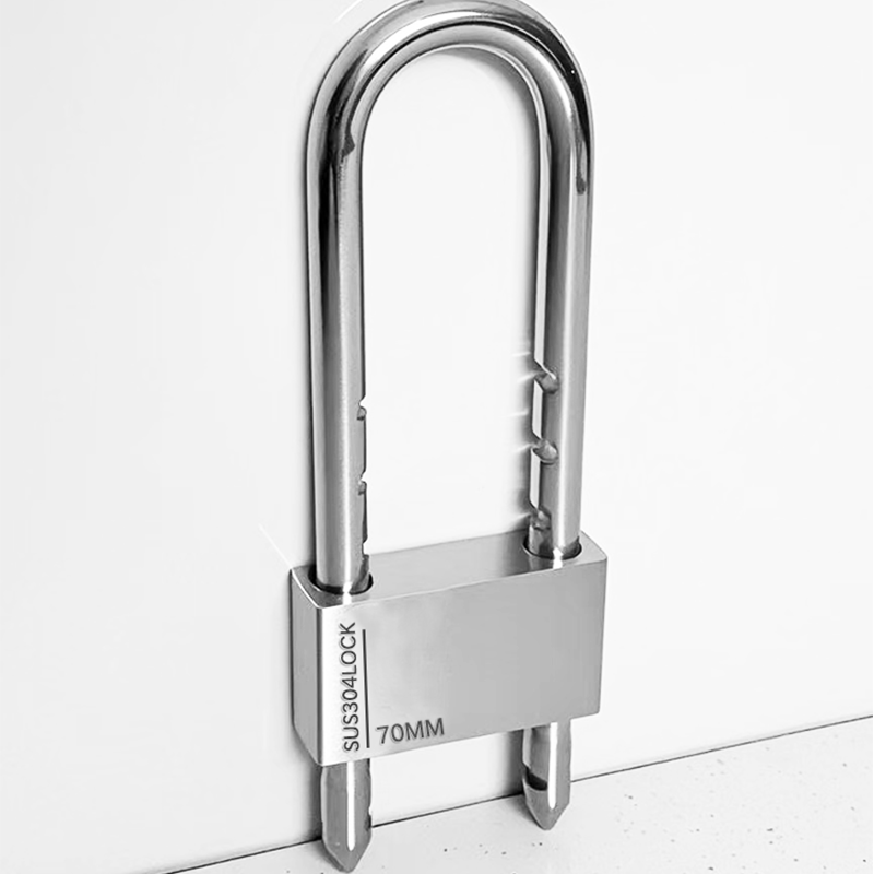 锁门挂锁304不锈钢U型门挂锁玻璃对开门把手锁户外专用防水防锈锁,淘宝优惠券,粉丝福利购,淘宝优惠卷