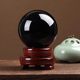 Obsidian crystal ball ornaments office desk ornaments light luxury high-end office anti-people artifact round glass ball