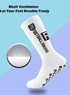 10 Pairs Men's Soccer Socks Anti Slip Non-Slip Gripper Pads