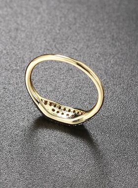 Dainty Minimalist Stacking Ring For Women Trend Cubic Zircon