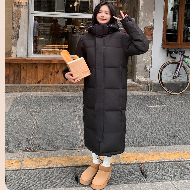羽绒服女2024年新款加厚连帽大码情侣鸭绒外套显瘦外套保暖