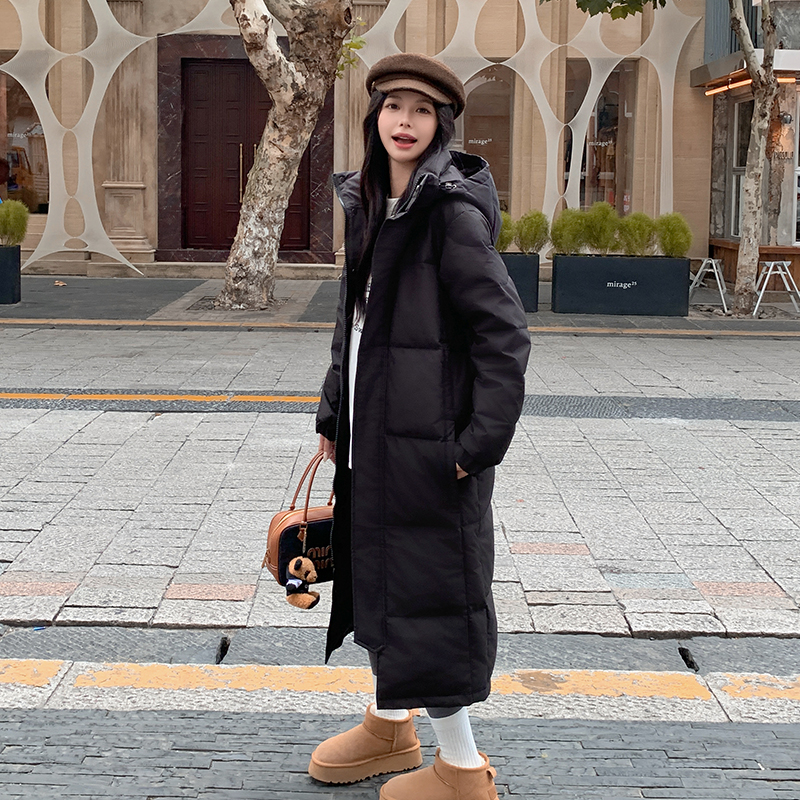 鲜泰2024中戏长款羽绒服男女防水蓄热加厚防风速热防静电过膝秋冬