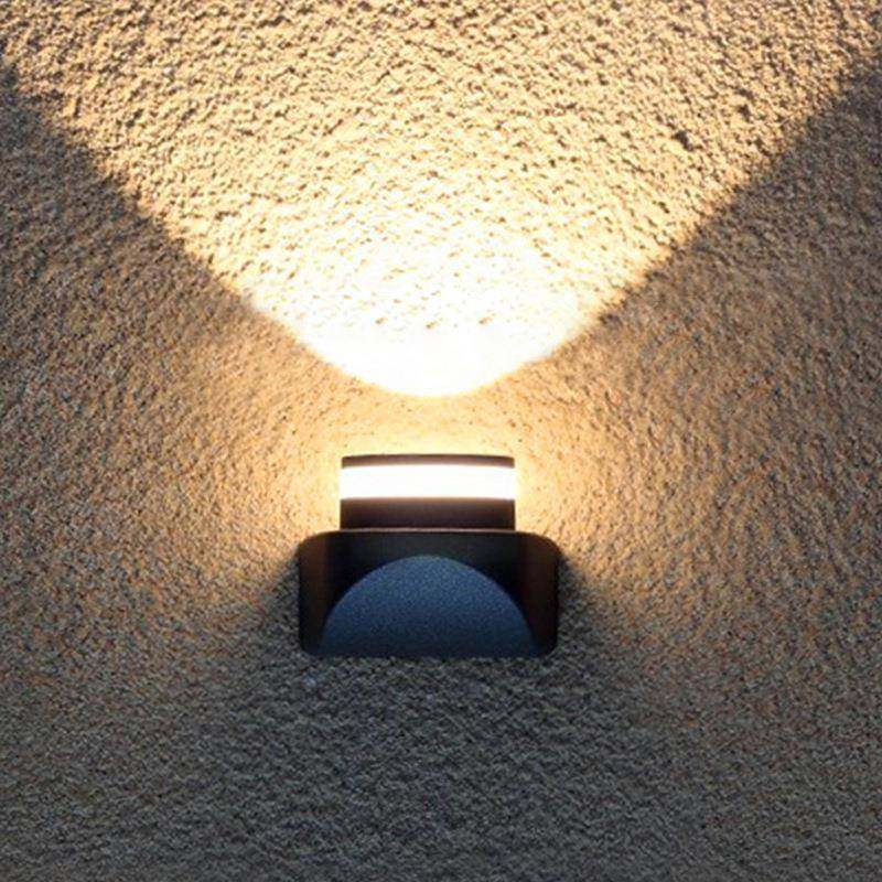 LED户外壁灯外墙挂壁灯阳台通道室外照明射灯现代简约单双头壁灯,淘宝优惠券,粉丝福利购,淘宝优惠卷