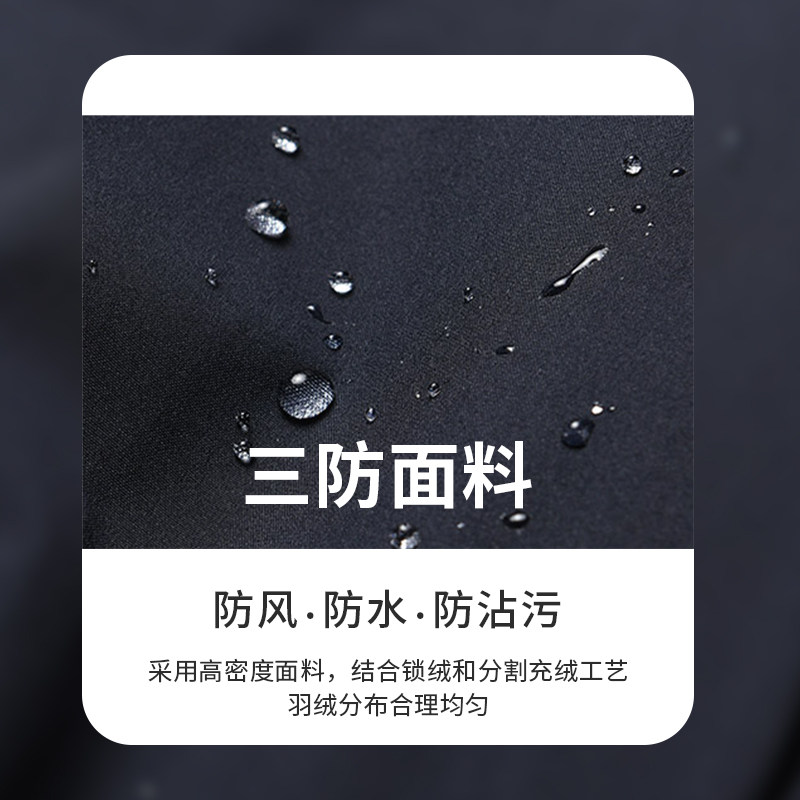 Firs 杉杉 23年冬季新款 鹅绒 冬季加厚男式直筒羽绒裤 天猫优惠券折后￥119包邮（￥252-133）3色可选