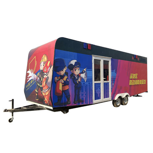 消防体验馆多功能广告车厂家品牌宣传消防科普房车展厅消防宣传车 - 图3