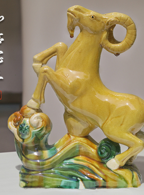 瓷福优陶瓷摆件中式办公室礼物