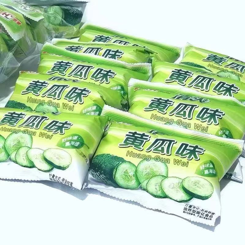 嘉海清爽黄瓜味膨化食品薯片追剧办公室休闲零食8090后校园回忆-图0