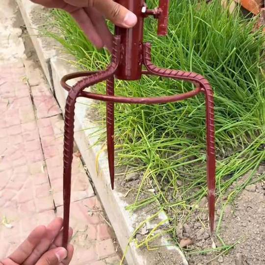 Sun umbrella fishing umbrella ground insert triangle umbrella foot umbrella seat