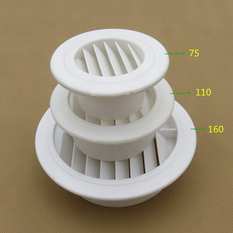 室内新风系统工程PP全新风口中央空调排风口通风口出风口塑料圆形 - 图2