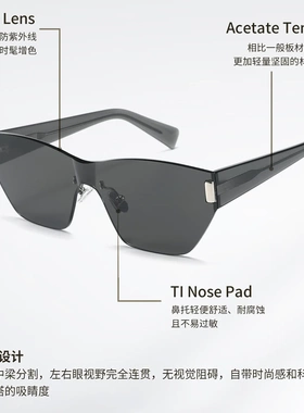欧美时尚SL755太阳眼镜女旅行拍照防紫外线遮阳潮素颜个性墨镜男