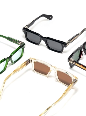 JMM跨境绿松石新款系列方形手工奢华时尚男女太阳镜墨镜BELVEDERE