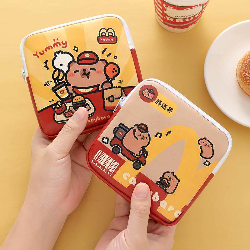 姨妈巾收纳包学生月事包大容量卡通可爱卫生巾小巧少女便携卫生棉,淘宝优惠券,粉丝福利购,淘宝优惠卷