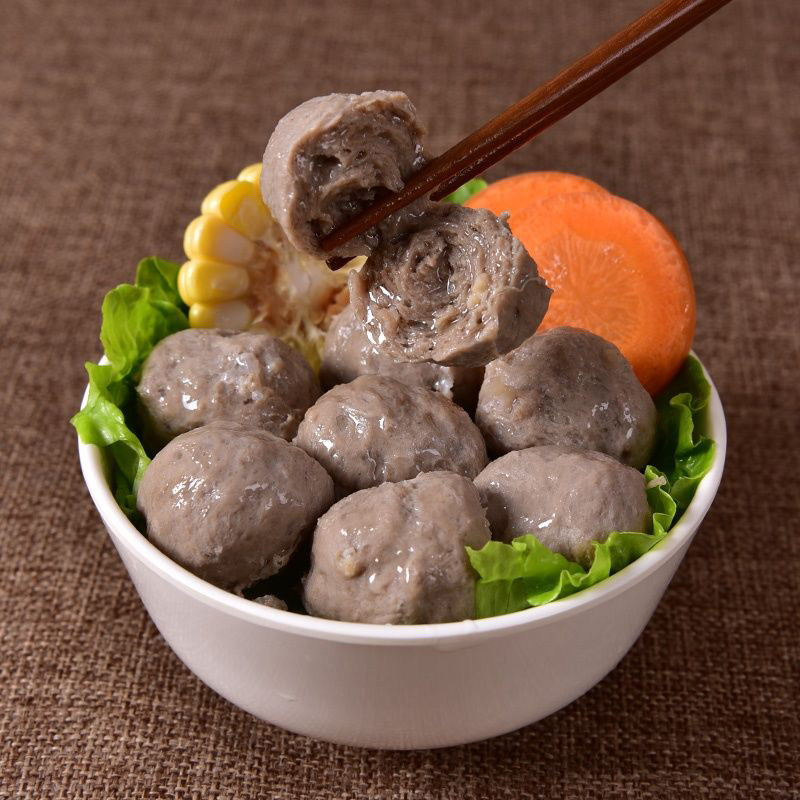 正宗潮汕牛肉丸潮州汕头特产特色美食火锅烧烤麻辣烫食材批发丸子