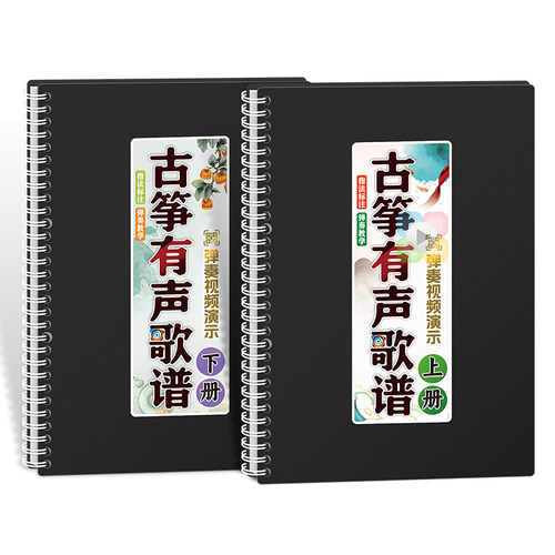 古筝有声歌谱流行经典热门曲音活页伴奏乐初学新手入门示范教材本 - 图3
