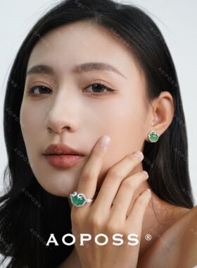 如意算盘耳钉耳夹戒指项链女款