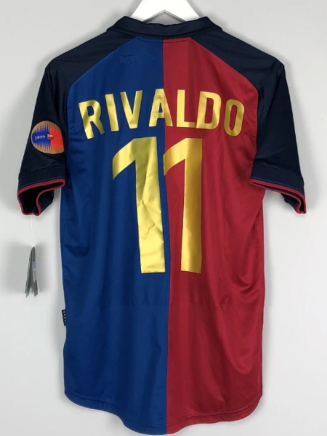 Retro 99 Barcelona RIVALDO 100th Anniversary GUARDIOLA shirt - 图3