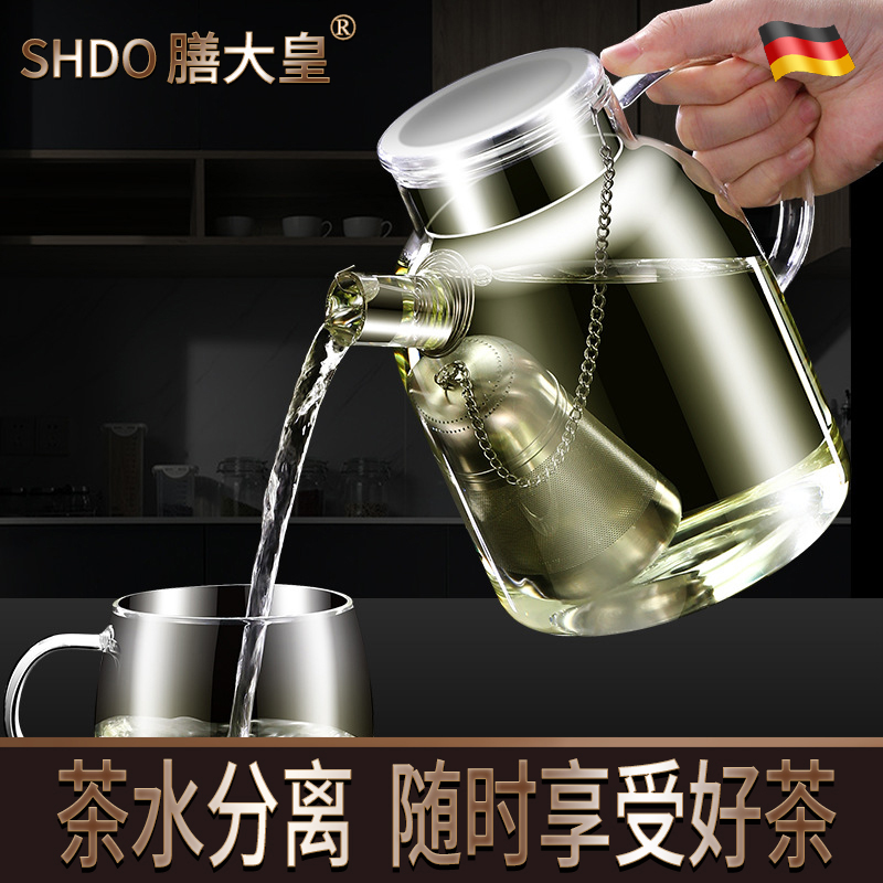 德国膳大皇316不锈钢茶漏茶滤茶隔器茶叶过滤网茶水分离泡茶神器 - 图2