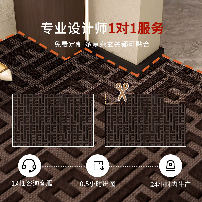 地垫入户门垫进门轻奢高级入户门进门地垫门口家用耐脏防滑脚垫,淘宝优惠券,粉丝福利购,淘宝优惠卷