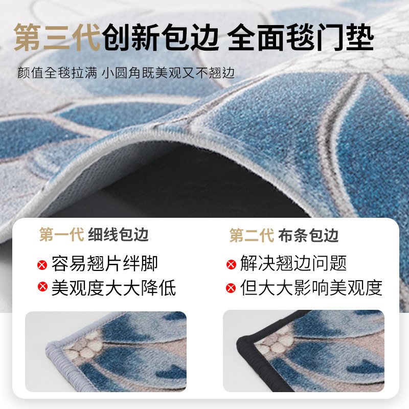 北欧地垫门口垫进门耐脏防滑脚垫入户门地毯轻奢高级感大门口玄关,淘宝优惠券,粉丝福利购,淘宝优惠卷