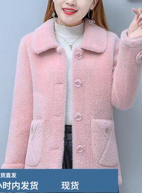 加厚短款外套女冬季2024