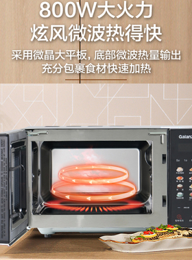 Galanz/格兰仕 G80F20CSL-B8(R1) 彩膜不锈钢内胆微波炉20升家用