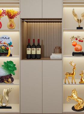 2025新款现代轻奢高档家居装饰品客厅乔迁新居套装电视柜酒柜摆件