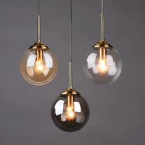 Dropshipping Modern Glass Ball Chandelier Nordic Retro Long
