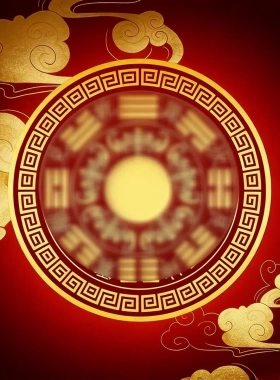 八卦方位贴室外有电线杆化解顶心悬针大门窗外树相冲墙仿金箔贴纸