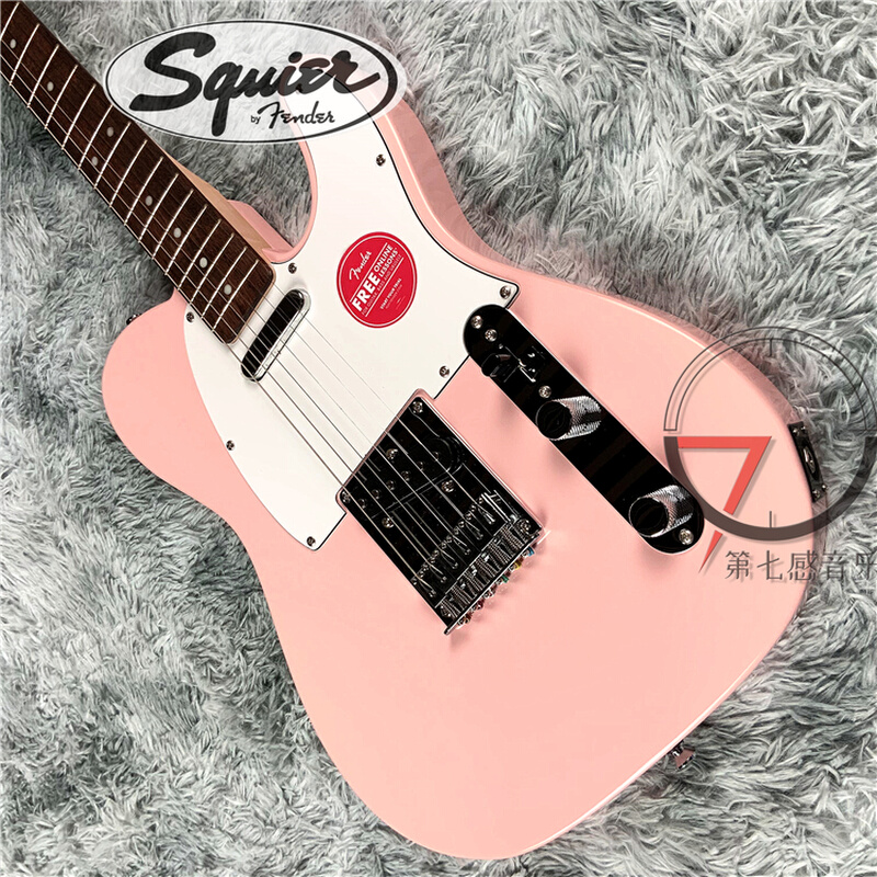 暂【缺】Fender Squier Affinity Tele SQ电吉他特别限量款贝壳粉-图0