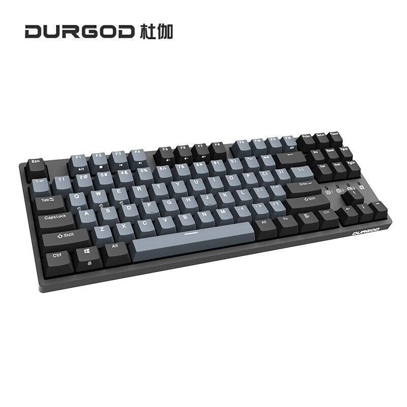DURGOD杜伽K320w/k310W无线蓝牙2.4G双三模有线樱桃轴机械键盘（-图1