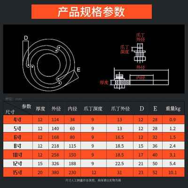 专业6寸8寸液压卡盘修爪器气动车爪器三爪成型圈数控镗爪神器10寸-图1