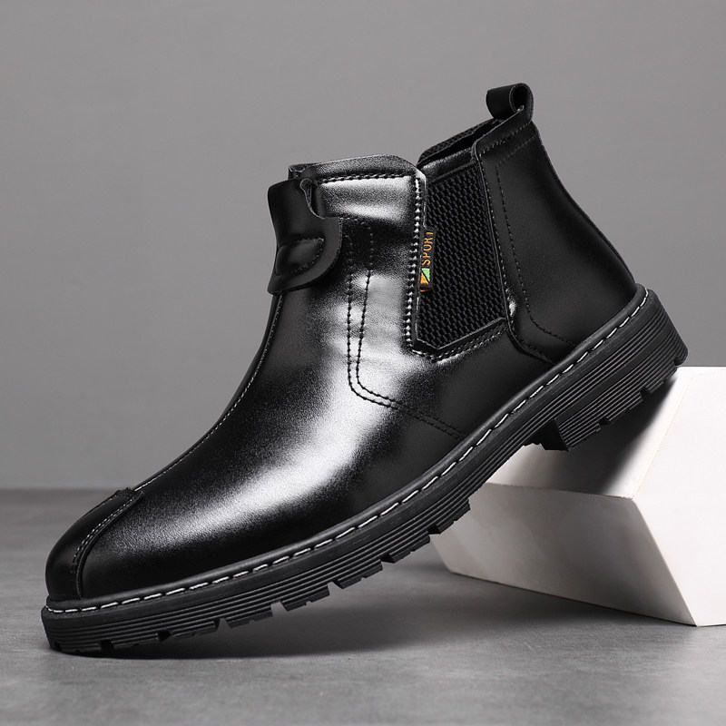 Clmbew kptei秋冬马丁靴情侣款高帮鞋短靴工装靴百搭英伦大黄靴10