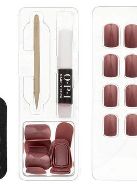 OPI,On Point, Instant Press-On Mani, Short Length, Tickle My