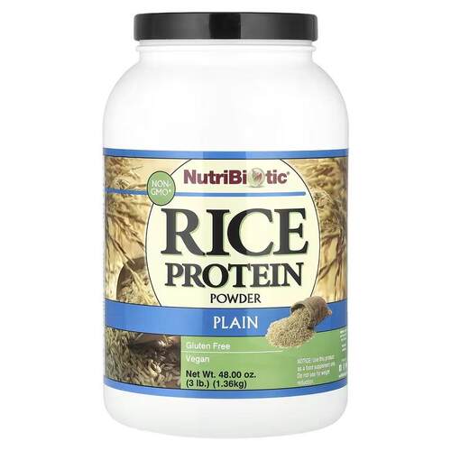 NutriBiotic未加工大米蛋白质粉氨基酸无谷蛋白营养 - 图0