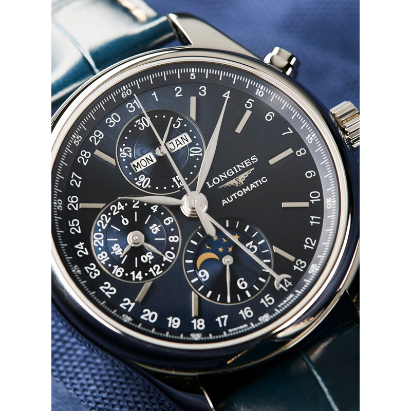 【自营】中古全新Longines浪琴名匠系列自动上链机芯瑞士男表42mm