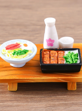 创意食玩美食寿司拉面DIY小摆件