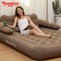 Custom inflatable mattress for home double air cushion bed linen folding flush bed outdoor portable lunch break thickened charge
