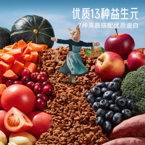 【官旗舰店】Fromm福摩无谷全家禽猎鸟巨佳适口蔬果成幼猫粮1.8kg - 图1