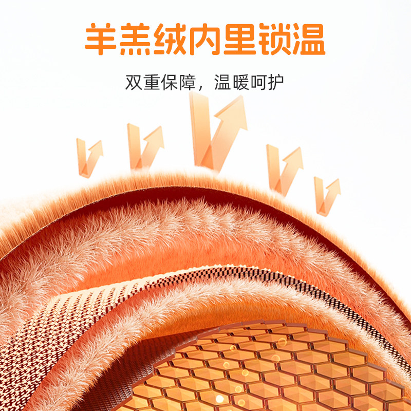 红豆男童加绒裤子加厚羊羔绒长裤一体绒2025新款冬季厚绒儿童棉裤,淘宝优惠券,粉丝福利购,淘宝优惠卷