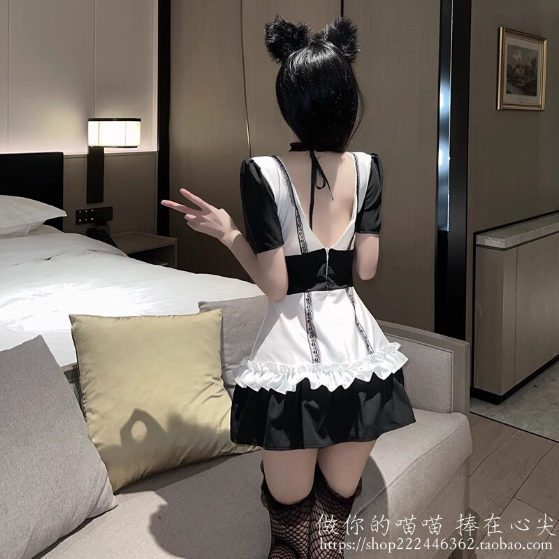 保密发货 零点整：奶凶猫咪 女仆制服套装纯欲日系萝莉套装性感co - 图2