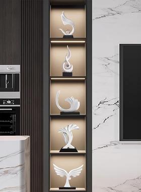 轻奢高档风生水起酒柜装饰品摆件高级感客厅电视柜办公室家居饰品