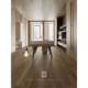 Ecological natural all-ceramic wood grain tiles indoor guest restaurant bedroom non-slip wooden floor tiles interlocking engineering tiles