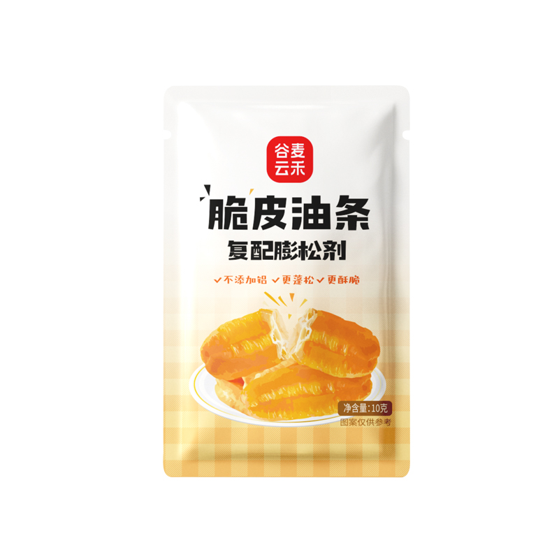 谷麦云禾脆皮油条膨松剂家用炸麻花葱油饼专用无铝蓬松发酵泡打粉 - 图3