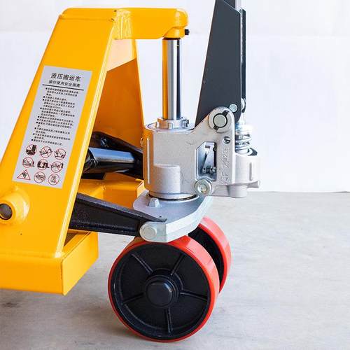 手动叉车550型装卸搬运手推685型液压叉车加厚托盘配套搬运车 - 图1