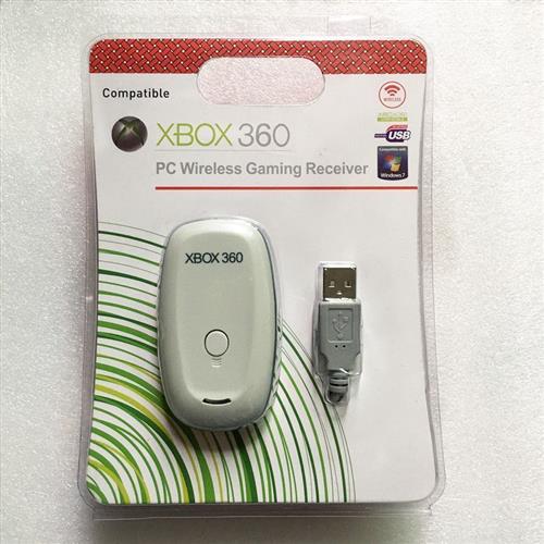 全新耐用360无线手柄接收器XBOX360接收器转电脑pc游戏适配器黑色