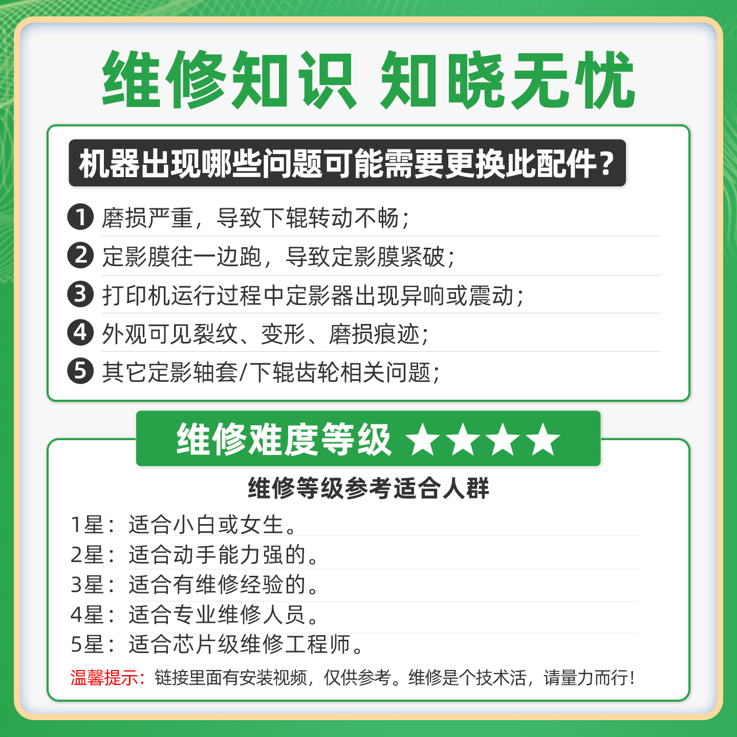 适用Canon佳能MF223d定影轴套MF226dn定影齿轮MF229dw打印机定影下辊驱动齿轮压力辊齿轮组定影胶棍下辊轴承 - 图3