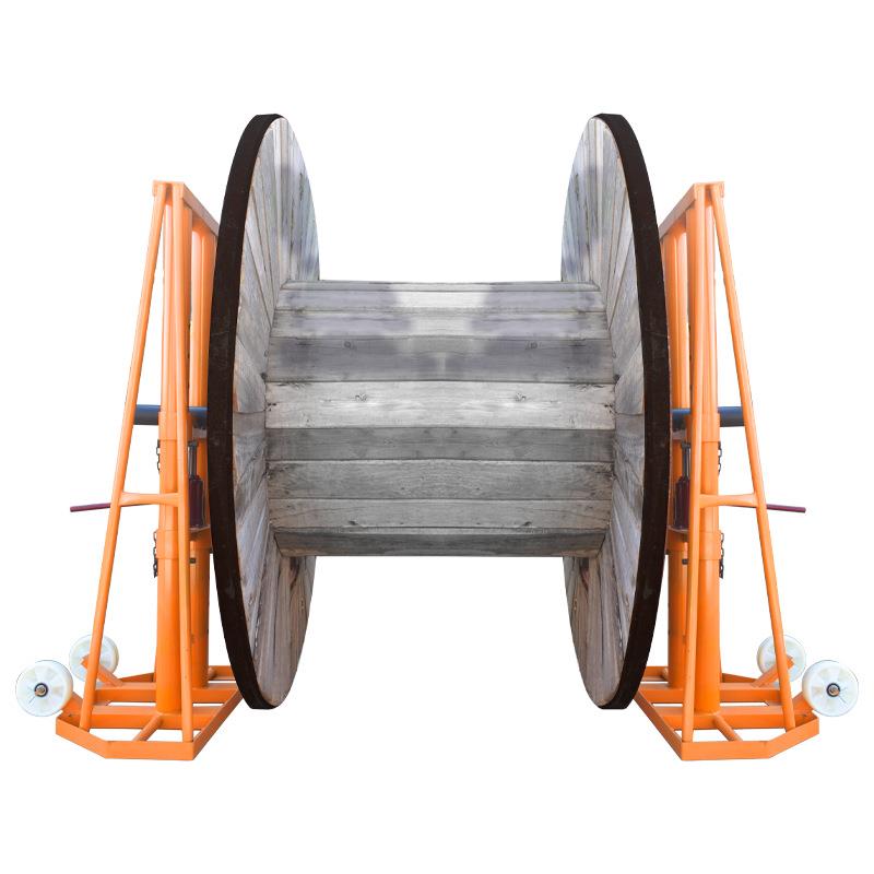 t5t8T10吨电缆多孔升降放线支架液压电力门式线盘电缆螺旋放线架 - 图3