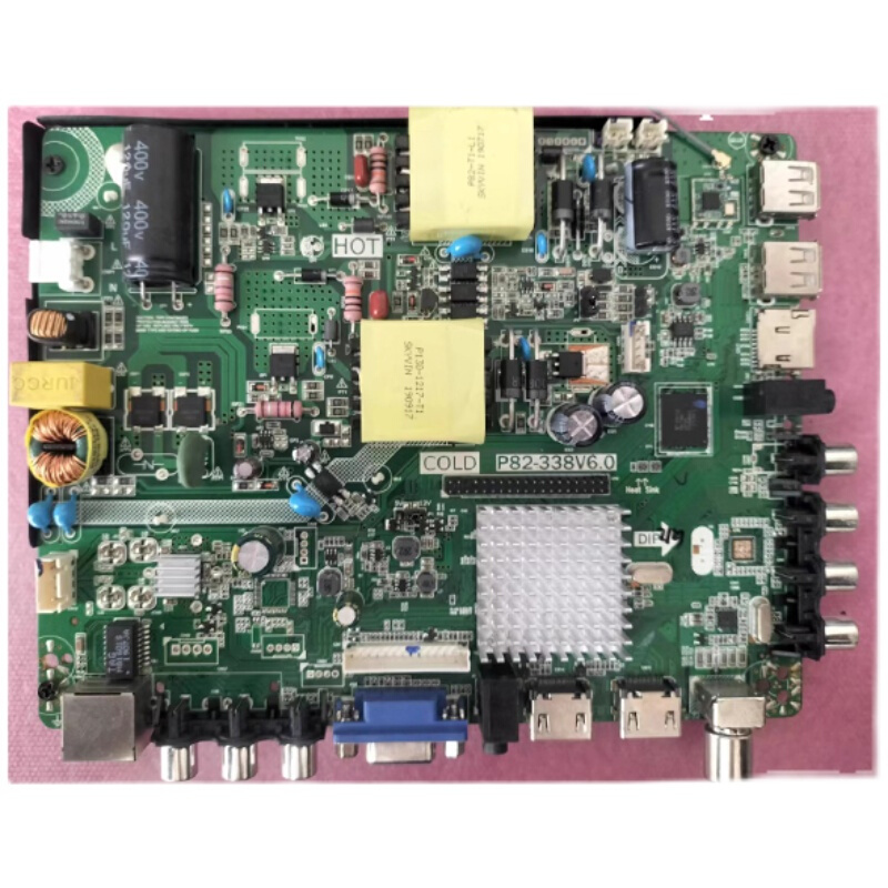 网络主板P82-338V6.0 4核通用智能WiFi网络电视主板驱动板 配遥控 - 图0