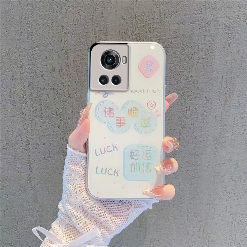 适用一加Ace手机壳1加Aec保护套PGKM10新款OPPOPGKM10十OPPO1+Ace1钢化玻璃硬壳全包防摔高级感男女诸事顺遂 - 图0