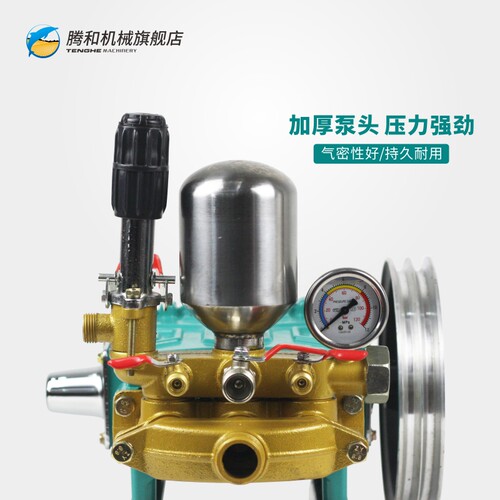 腾和26/60型三缸柱塞泵新款农用高压打药机陶瓷免黄油农药泵加厚 - 图3